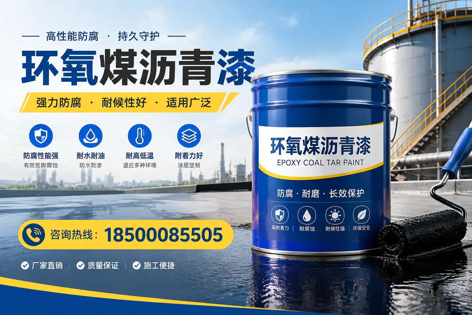 环氧煤沥青漆的储存与运输注意事项,德城企业须知