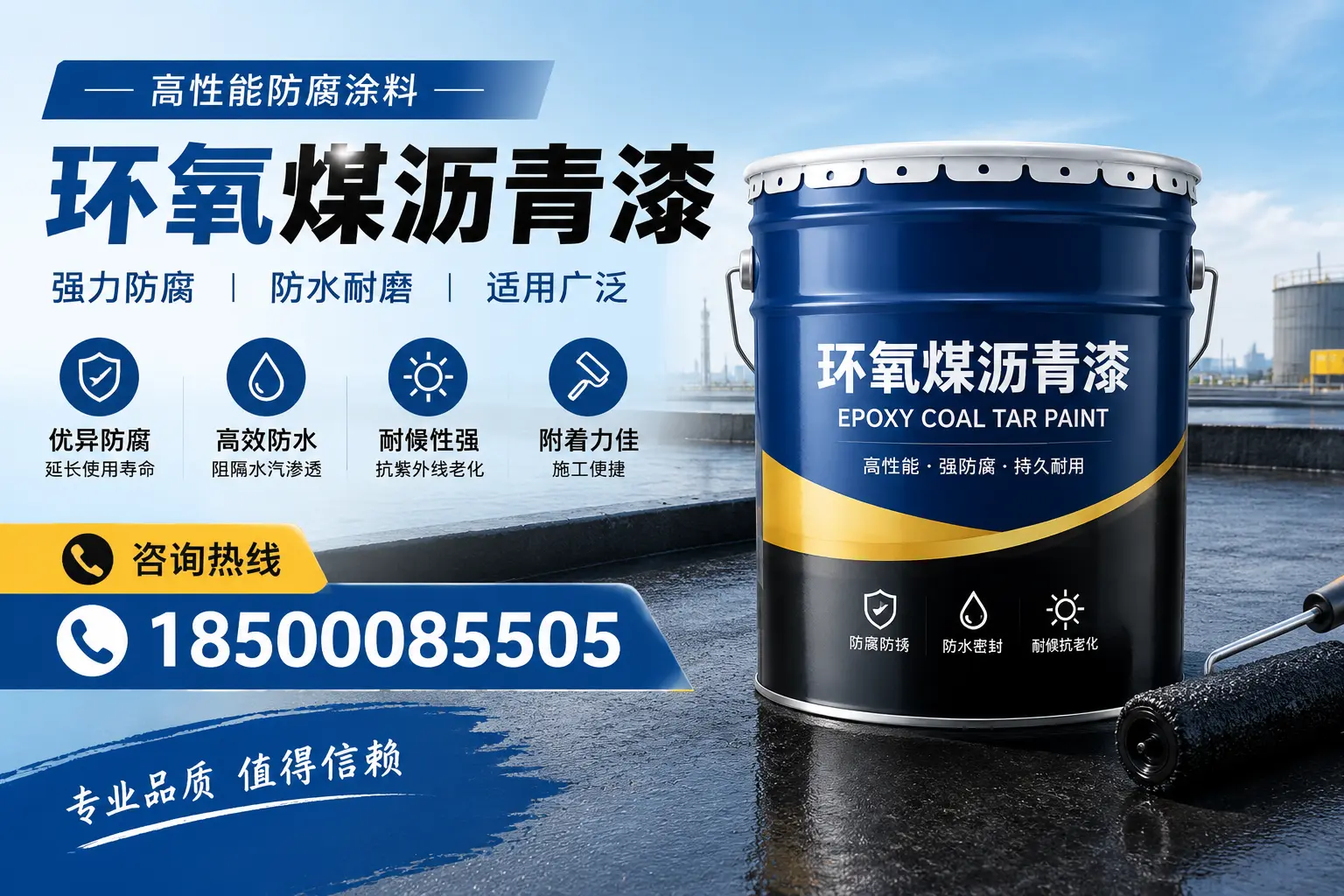 环氧煤沥青漆的主要成分与功能，德城用户深度了解